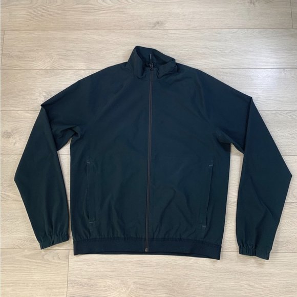 Everlane Black Nylon Zip Up Windbreaker Lightweight Jacket - Picture 2 of 9